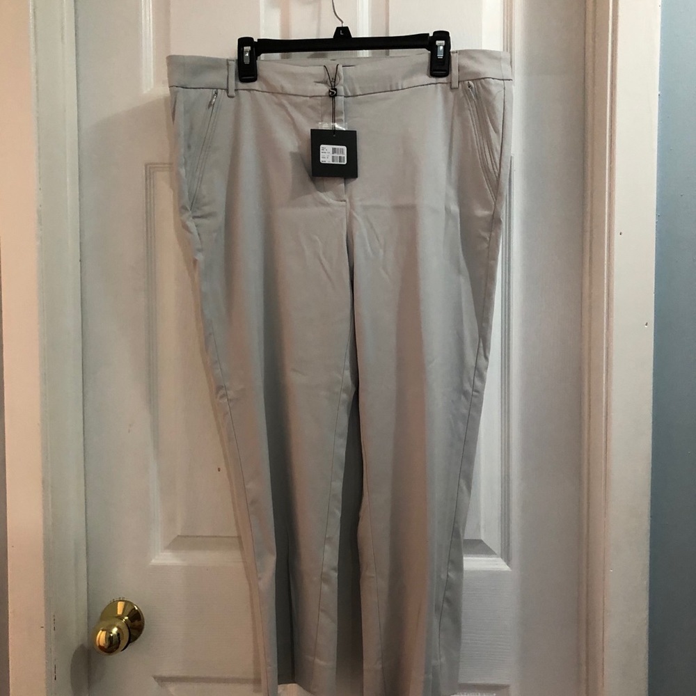Michel Studio Light Grey Pants w/ Cool Pockets!!